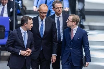 Wahl des Bundeskanzlers-stock-foto