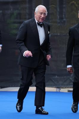 King Charles at Ocean with David Attenborough premiere-stock-photo