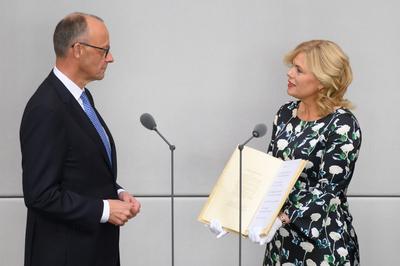 Berlin, Kanzlerwahl im Bundestag-stock-foto