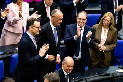 Wahl des Bundeskanzlers-stock-photo