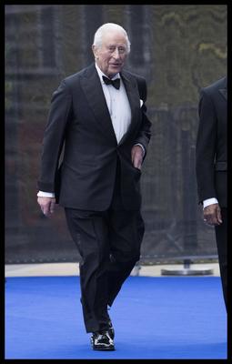 King Charles at Ocean with David Attenborough premiere-stock-photo