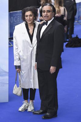 Meera Syal, Sanjeev Bhaskar-stock-foto