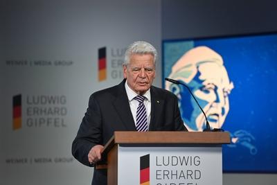 Ludwig Erhard Gipfel 2025  auf Gut Kaltenbrunn am Tegernsee-stock-photo