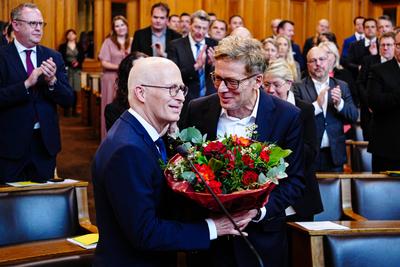 Buergerschaftssitzung, Hamburgische Buergerschaft, 1. Sitzung, 07.05.2025-stock-photo
