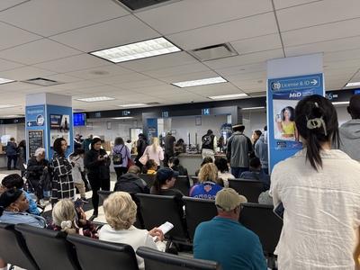 Real id deadline for usa domestic travelers starts today may 7.-stock-photo