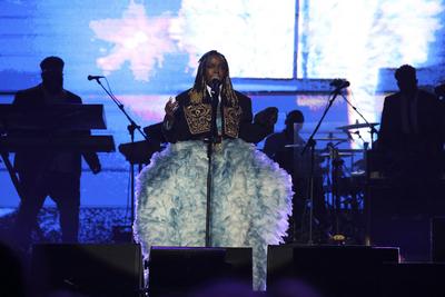 Singer Lauryn Hill s show at Chic Show celebrating 50 years of Black Music in Sao Paulo Sao Paulo (SP), 07/13/2024 FESTI-stock-photo