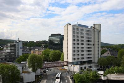 Amtsgericht, Landgericht in Siegen-stock-photo