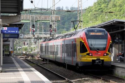 Hauptbahnhof Siegen-stock-foto