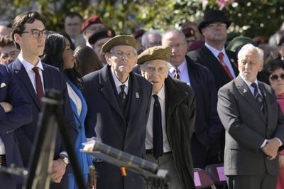 Commemoration End WWII-stock-photo