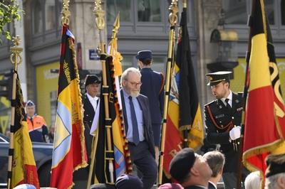 Commemoration End WWII-stock-foto