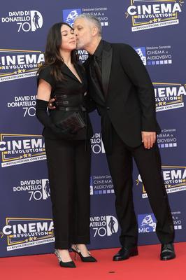 Beppe Fiorello mit Tochter Anita Fiorello-stock-photo