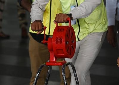 Civil Defence Mock Drills Conducted Across Country-stock-foto
