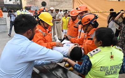 Civil Defence Mock Drills Conducted Across Country-stock-foto