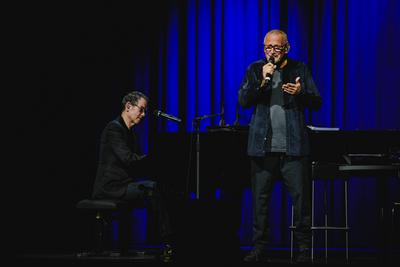 Konstantin Wecker live in Bern, Switzerland-stock-photo