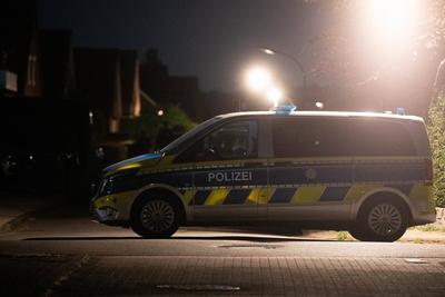 Schusswechsel mit Sturmgewehr - Polizei schie?t 26-j?hrigen Mann in Billerbeck an - 26-j?hriger schwer verletzt-stock-foto