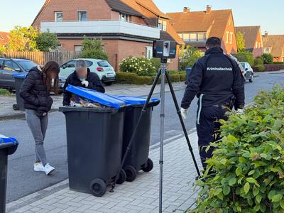 Schusswechsel mit Sturmgewehr - Polizei schie?t 26-j?hrigen Mann in Billerbeck an - 26-j?hriger schwer verletzt-stock-foto