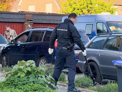 Schusswechsel mit Sturmgewehr - Polizei schie?t 26-j?hrigen Mann in Billerbeck an - 26-j?hriger schwer verletzt-stock-foto