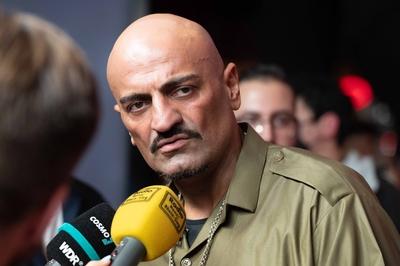 Giwar HAJABI, aka XATAR, Rapper, Roter Teppich, Red Carpet Show, Ankunft, arrival, Fotocall fuer den Film RHEINGOLD auf-stock-photo