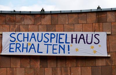 Besetzung Schauspielhaus-stock-photo