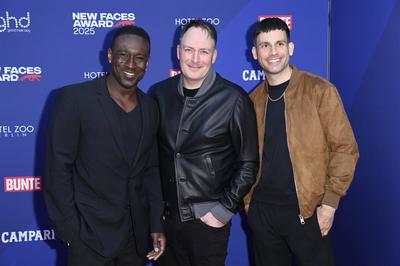Jerry Kwarteng, Martin Stange, Arne Gottschling-stock-foto