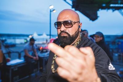 splash Festival 2016 Rapper Xatar b?rgerl Giwar Hajabi am Rande eines Auftrittes im Rahmen de-stock-foto