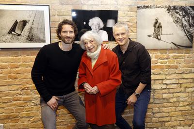 Arne Friedrich, Margot Friedl?nder, Florian Froschmayer-stock-foto
