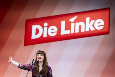 Heidi Reichinnek Parteitag DIE LINKE-stock-foto