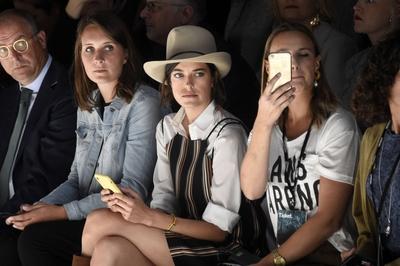 Entertainment Bilder des Tages Marie Nasemann bei der Neonyt Fashion Show im Rahmen der MBFW auf der Berlin Fashion Wee-stock-photo