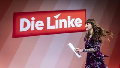 Heidi Reichinnek Parteitag DIE LINKE-stock-foto