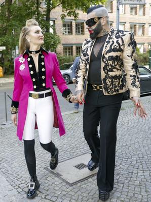 Harald Gl??ckler, Dinner mit Tatiana Makarova im Hotel SO, Berlin, 09.05.2025-stock-foto