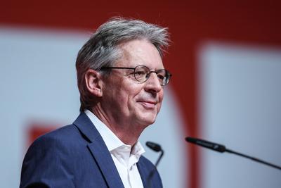 Politik - Landespolitik - NRW - ordentlicher Landesparteitag der NRWSPD in Duisburg 10.05.2025-stock-foto