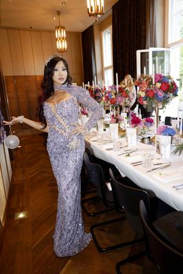 Harald Gl??ckler, Dinner mit Tatiana Makarova im Hotel SO, Berlin, 09.05.2025-stock-foto