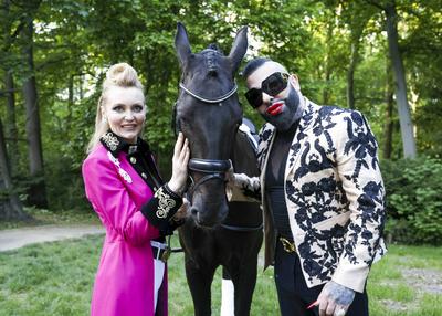 Harald Gl??ckler, Dinner mit Tatiana Makarova im Hotel SO, Berlin, 09.05.2025-stock-foto