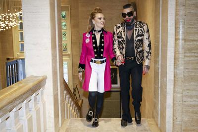 Harald Gl??ckler, Dinner mit Tatiana Makarova im Hotel SO, Berlin, 09.05.2025-stock-foto