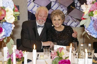 Harald Gl??ckler, Dinner mit Tatiana Makarova im Hotel SO, Berlin, 09.05.2025-stock-foto