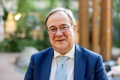 Armin Laschet beim Bornheimer Ortsgespr?ch - 09.05.2025-stock-foto