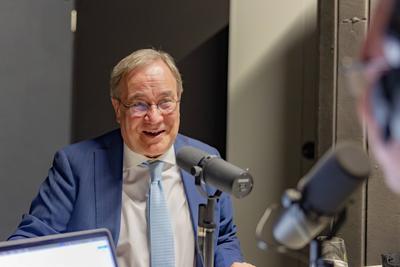 Armin Laschet beim Bornheimer Ortsgespr?ch - 09.05.2025-stock-foto