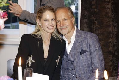 Harald Gl??ckler, Dinner mit Tatiana Makarova im Hotel SO, Berlin, 09.05.2025-stock-foto