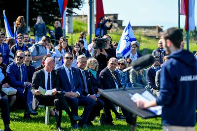 AUT, Internationale Gedenk- und Befreiungsfeier KZ Mauthausen 2025-stock-photo