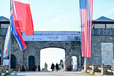 AUT, Internationale Gedenk- und Befreiungsfeier KZ Mauthausen 2025-stock-photo