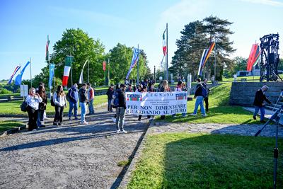 AUT, Internationale Gedenk- und Befreiungsfeier KZ Mauthausen 2025-stock-photo