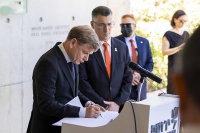 BM Wadephul reist nach Israel-stock-foto