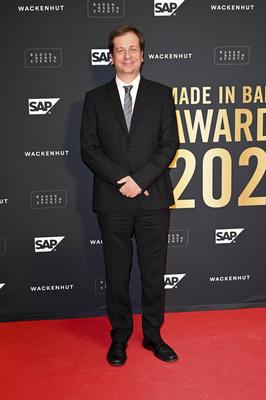 Luka Mucic Mitglied des Vorstands der SAP SE und Finanzvorstand zu Gast beim Made in Baden - Award der Badischen Wirtschaft - Baden Awards 2021 am Freitag 01.10.2021 im Kurhaus Baden - Baden BW Deutschland *** Luka Mucic Member of Management Board the SAP SE and Chief Financial Officer to Guest at Made in Bathing Award the Baden Economy Bathing Awards 2021 on Friday 01 10 2021 at Kurhaus Bathing Bathing Bw Germany-stock-foto