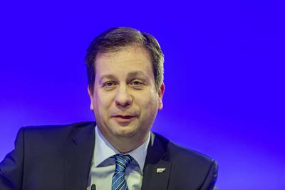 DEU, Deutschland, Baden-W?rttemberg, Walldorf, 28.01.2020: Europas gr??ter Softwarehersteller SAP pr?sentiert seine Gesc-stock-foto