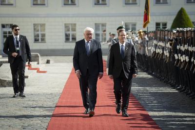 Staatsbesuch, Bundespr?sident, Pr?sident, Israel, Isaac Herzog-stock-foto