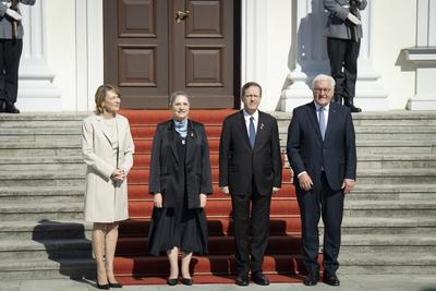 Staatsbesuch, Bundespr?sident, Pr?sident, Israel, Isaac Herzog-stock-foto