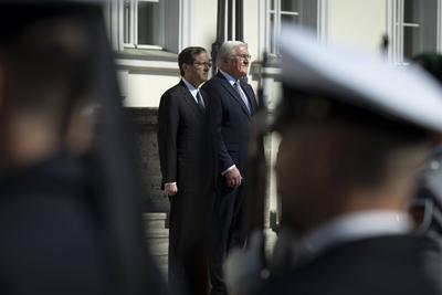 Staatsbesuch, Bundespr?sident, Pr?sident, Israel, Isaac Herzog-stock-foto