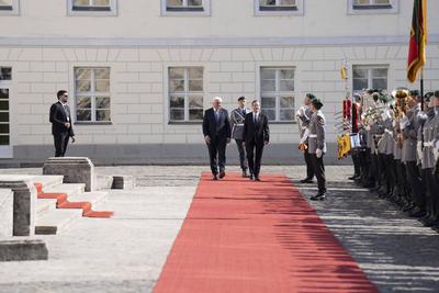 Staatsbesuch, Bundespr?sident, Pr?sident, Israel, Isaac Herzog-stock-foto