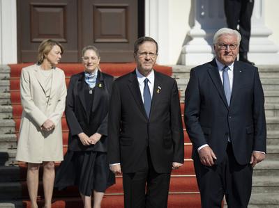 Staatsbesuch, Bundespr?sident, Pr?sident, Israel, Isaac Herzog-stock-foto