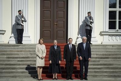 Staatsbesuch, Bundespr?sident, Pr?sident, Israel, Isaac Herzog-stock-foto